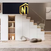 KỆ CẦU THANG NGỌC THỊNH KIỂU MỚI BẮC ÂU